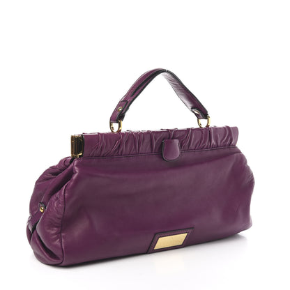 Valentino Garavani Nappa Jardin Rose Frame Duffel Purple 3 of 12