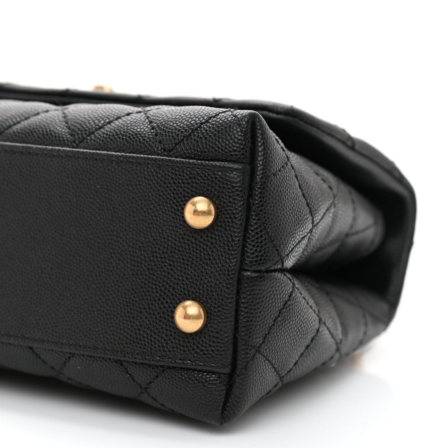 Chanel Caviar Quilted Mini Coco Handle Flap Black 7 of 8