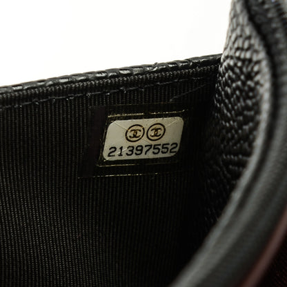 Chanel Caviar Quilted Wallet On Chain WOC Black 9 of 9