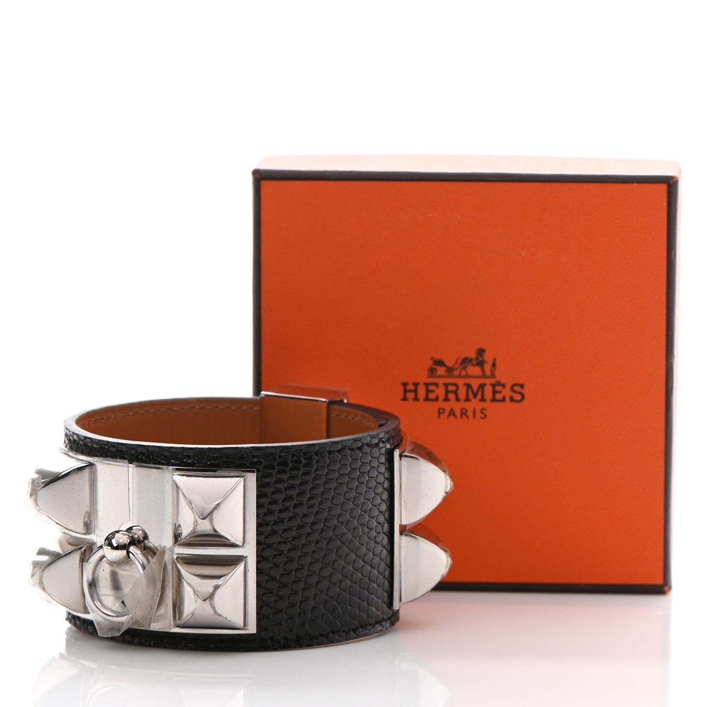 Lizard Collier De Chien CDC Bracelet T3 Black