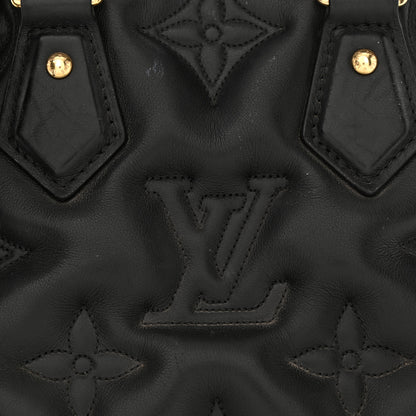 Louis Vuitton Calfskin Bubblegram Alma BB Black 10 of 13
