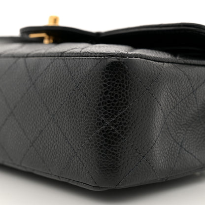 Chanel Caviar Quilted Small Double Flap Black 10 of 12