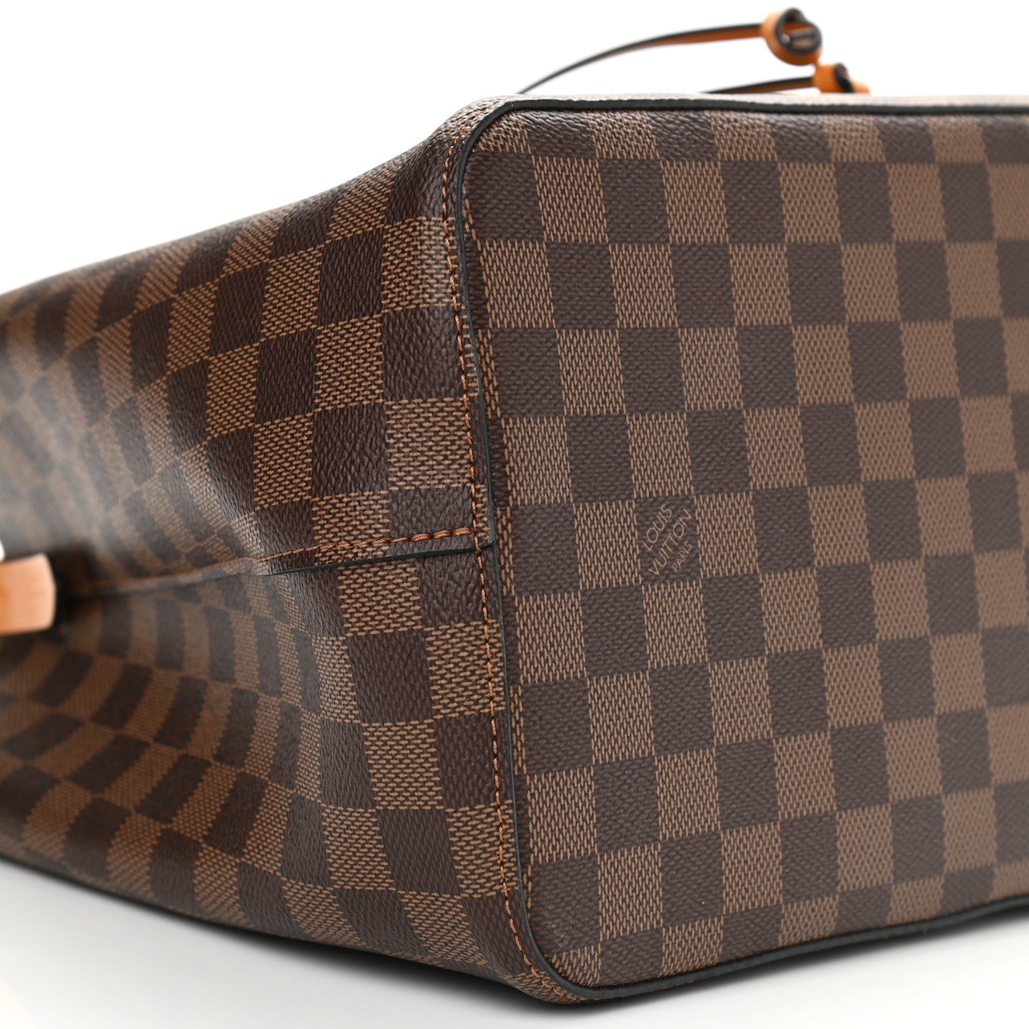 Louis Vuitton Damier Ebene Neonoe MM Safran 9 of 10