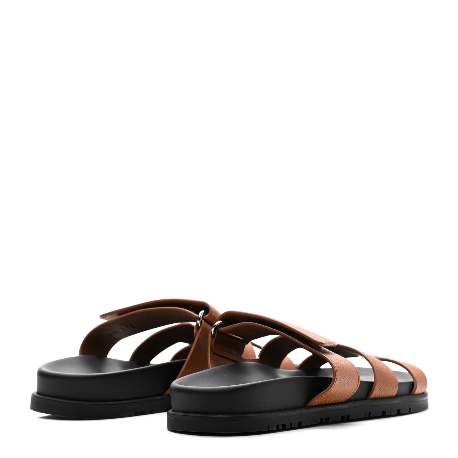 Hermes Epsom Womens Chypre Sandals 36 Gold 4 of 8