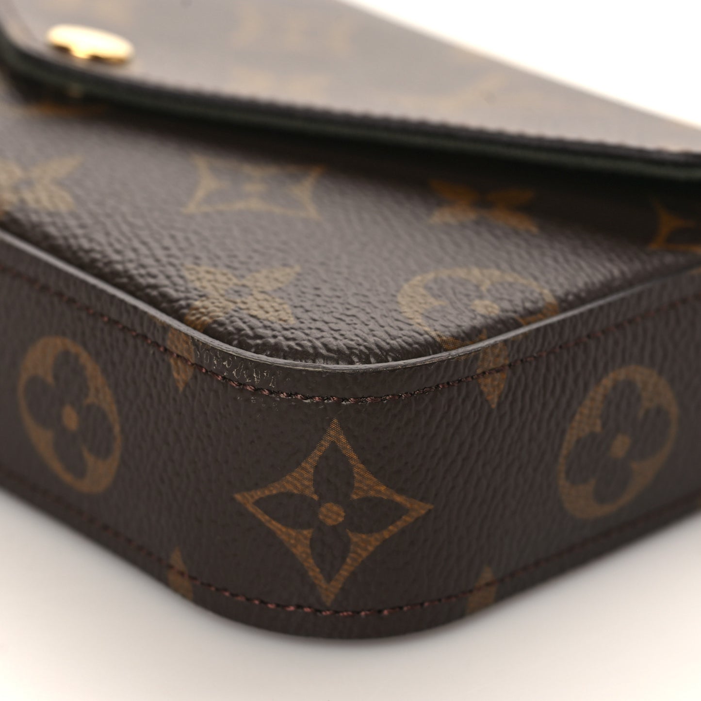 Monogram Felicie Strap & Go Kaki
