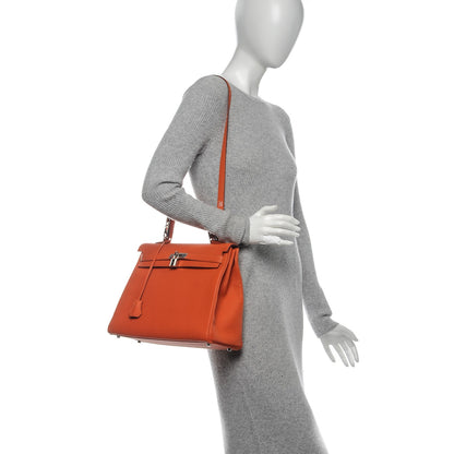 Hermes Togo Kelly Retourne 35 Feu 2 of 8