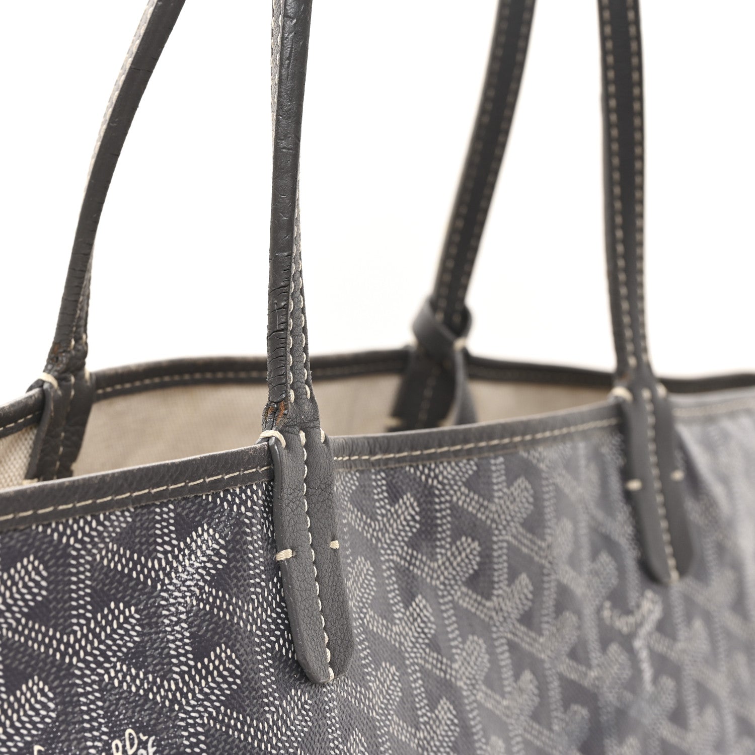 Goyard Goyardine Saint Louis PM Grey 1854186 – FASHIONPHILE