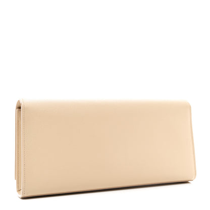 Saint Laurent Grain De Poudre Classic Monogram Cassandre Clutch Nude Powder 3 of 7