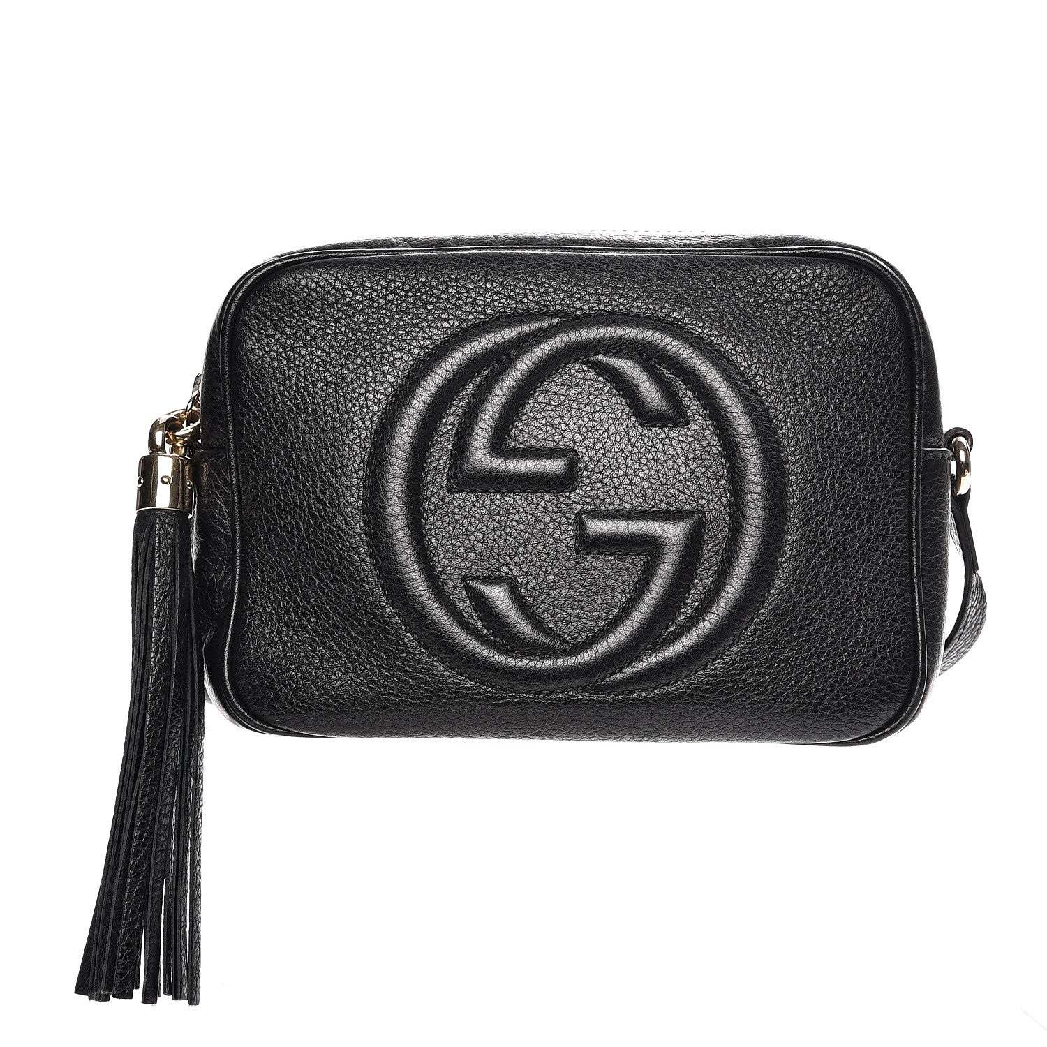 Gucci Pebbled Calfskin Small Soho Disco Bag Black 1 of 7