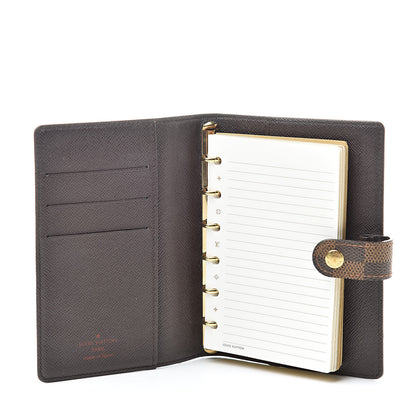 Louis Vuitton Damier Ebene Small Ring Agenda Cover 5 of 8