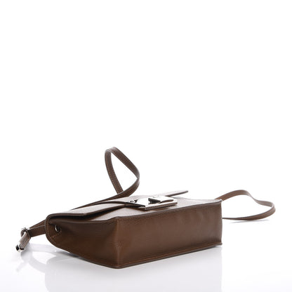Jimmy Choo Pebbled Calfskin Rebel Crossbody Bag Brown 4 of 9