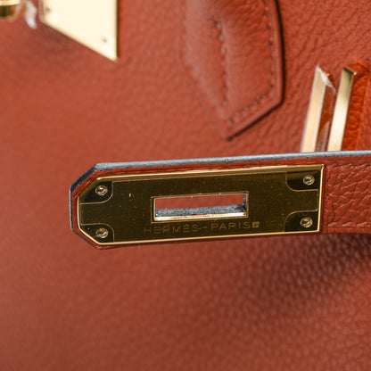 Hermes Togo Birkin 30 Cuivre 8 of 24