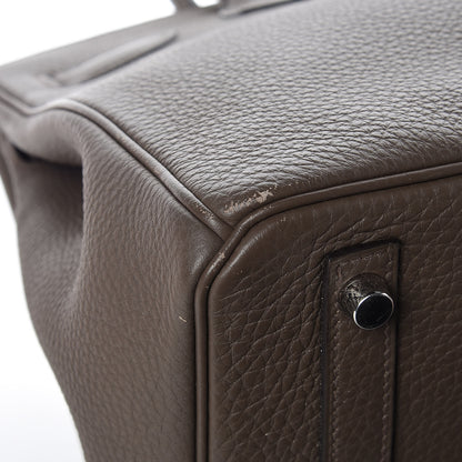 Hermes Togo Birkin 30 Etain 40 of 43