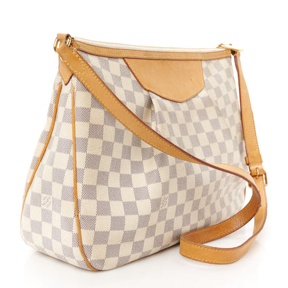 Louis Vuitton Damier Azur Siracusa MM 2 of 12