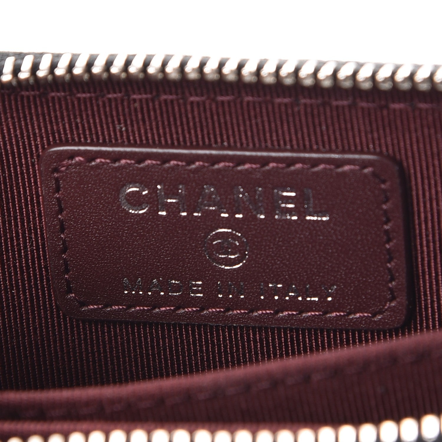 Chanel Caviar Quilted Zip Coin Purse Black 7 of 7