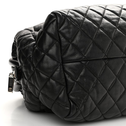 Chanel Caviar Coco Cocoon Bowler Black 4 of 8