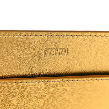 Fendi Suede Medium Peekaboo I See U Satchel Moresco Oro Chiaro 8 of 10