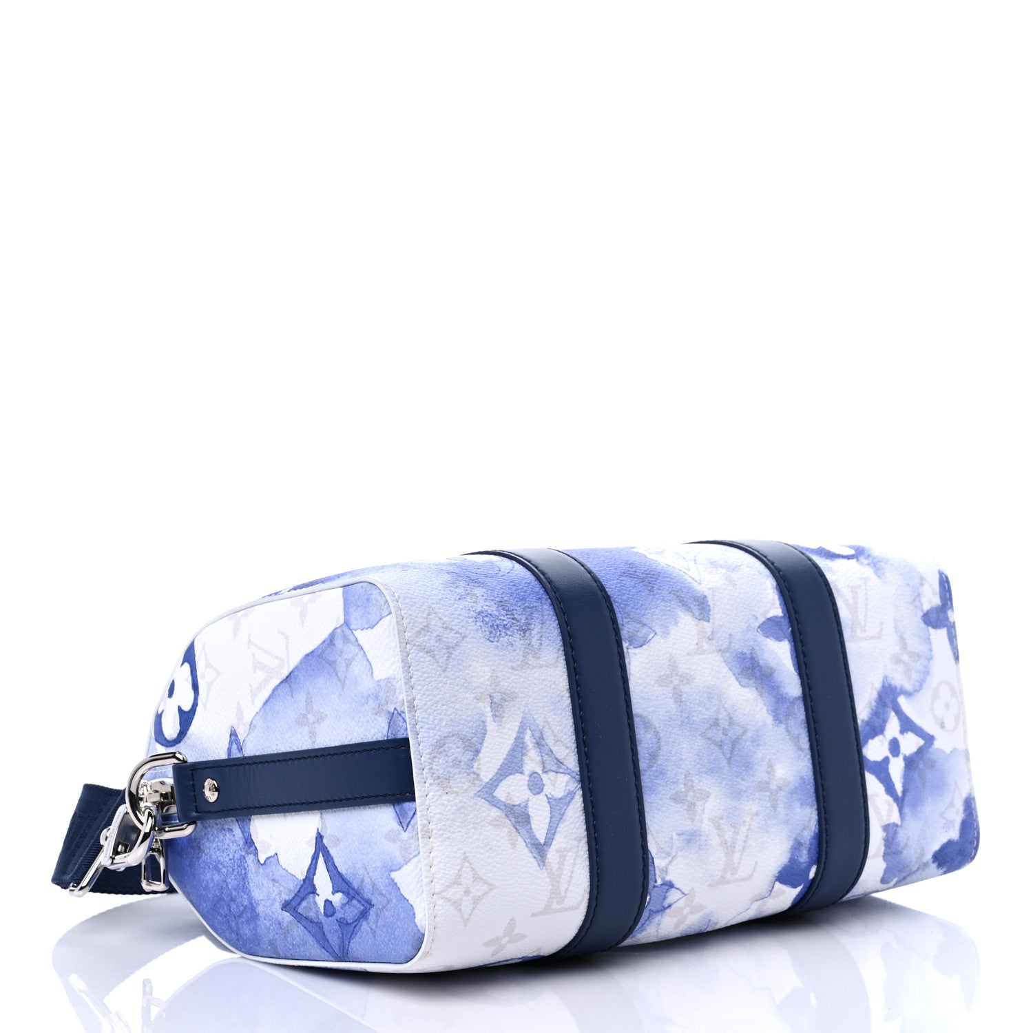 Louis Vuitton Monogram Watercolor City Keepall Blue 4 of 7