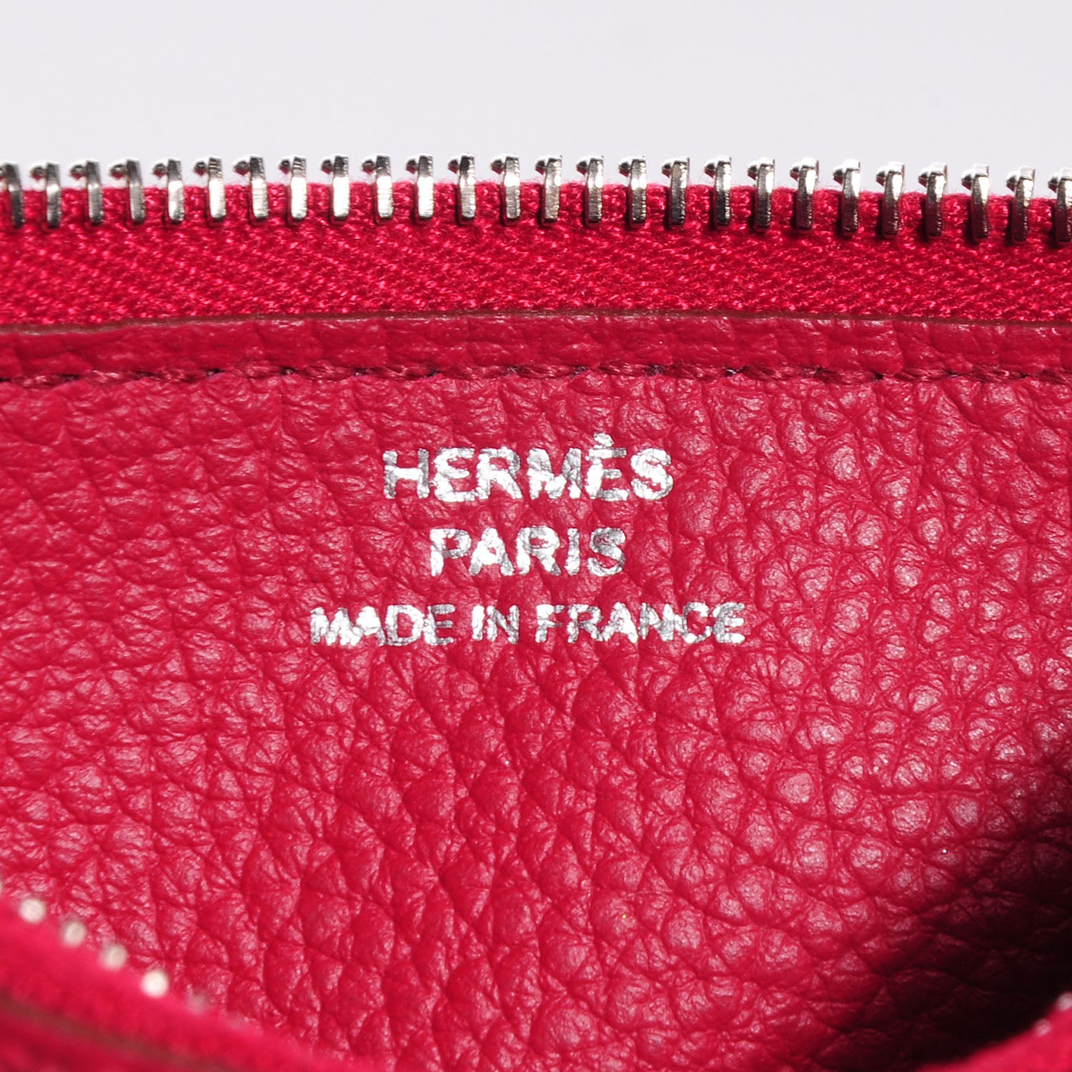 Hermes Togo Dogon Duo Wallet Rubis 11 of 14