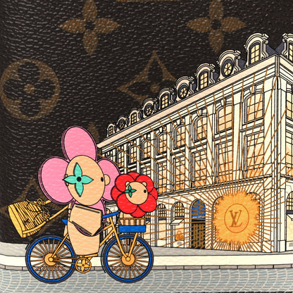 Louis Vuitton Monogram 2022 Christmas Animation Paris Passport Cover Pink 7 of 8