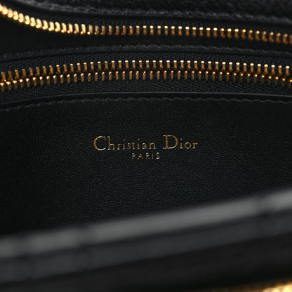 Christian Dior Supple Calfskin Caro Double Pouch Black 6 of 8