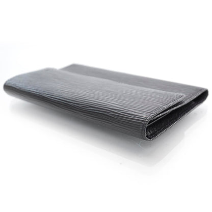 Louis Vuitton Epi Porte Tresor International Wallet Black 3 of 7
