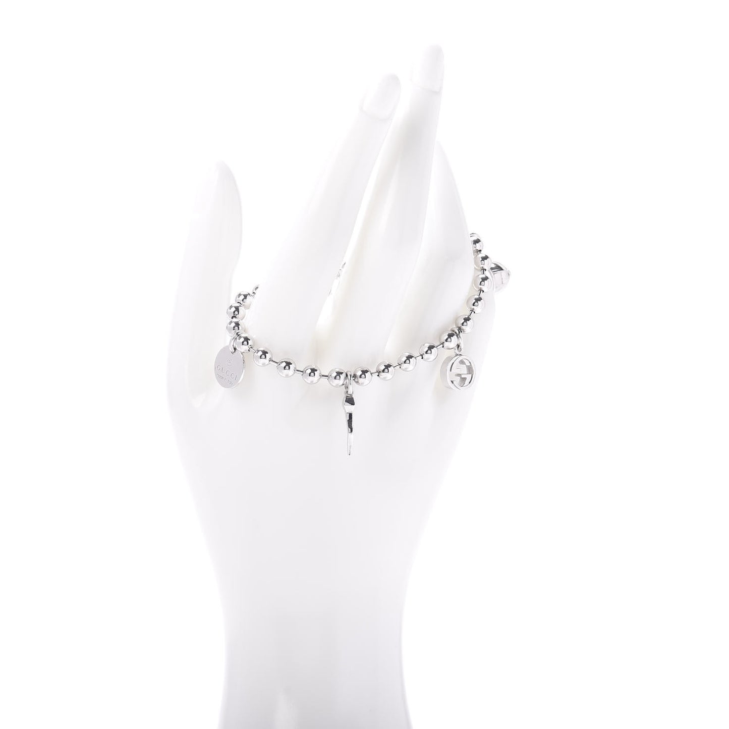 Sterling Silver Boule Five Charm Bracelet