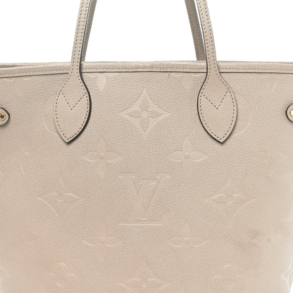Louis Vuitton Empreinte Monogram Giant Neverfull MM Tourterelle 8 of 10