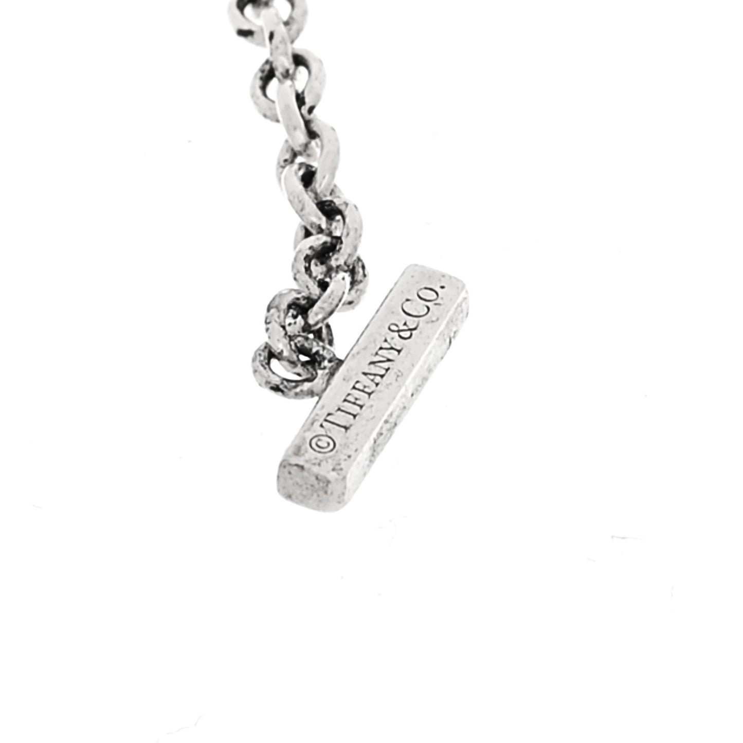 Sterling Silver Double T Smile Bracelet
