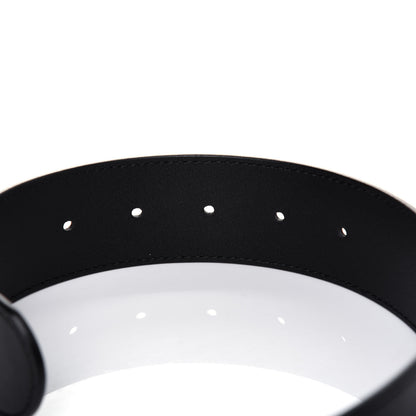 Gucci Moon Calfskin Pearl Double G 40mm Belt 90 36 Black Cream 7 of 10