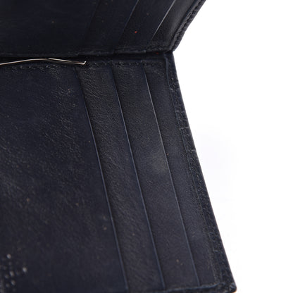 Gucci Microguccissima Bi-Fold Wallet Navy Blue 8 of 9