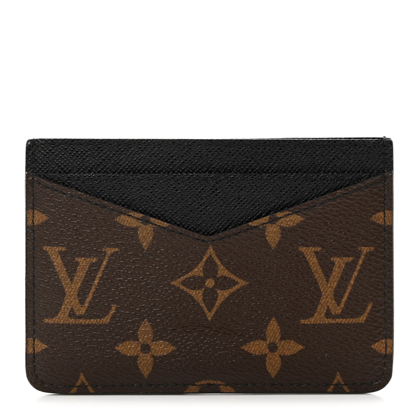 LOUIS VUITTON Monogram Macassar Neo Porte-Cartes Card Holder