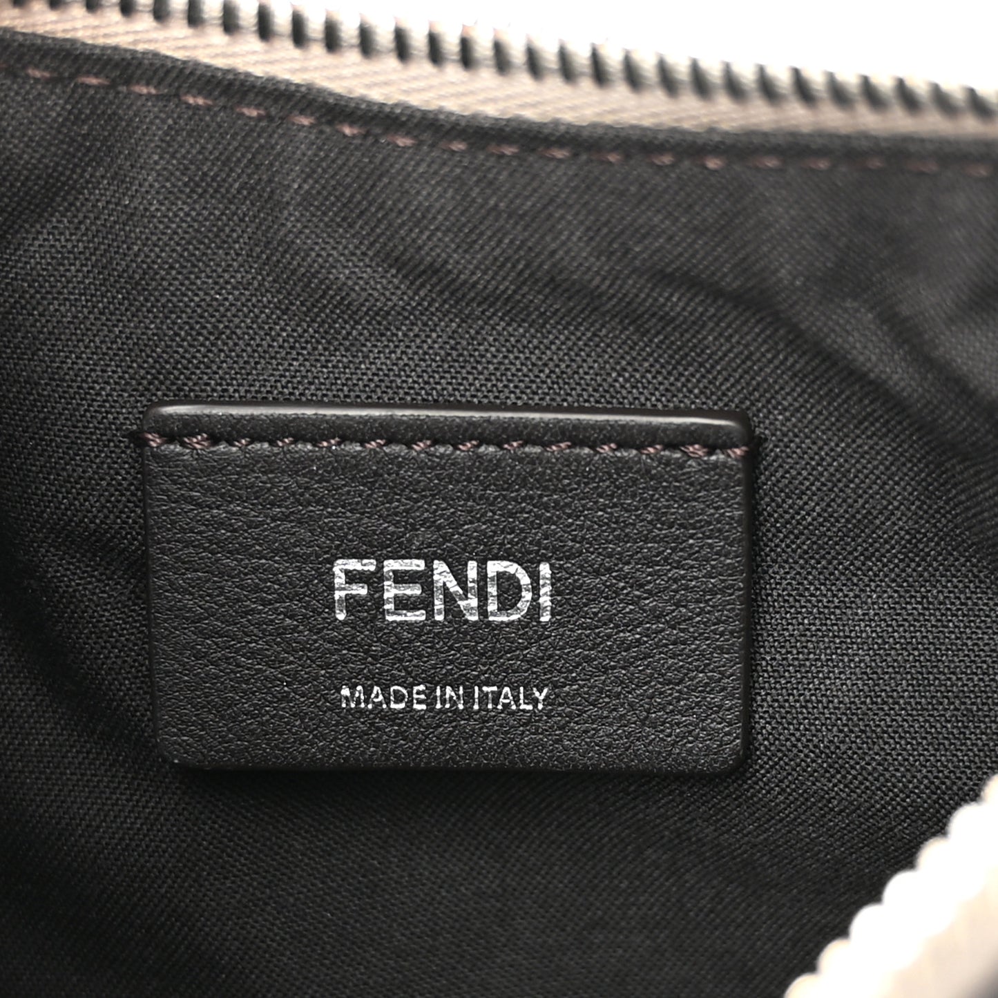 Rock Millenium Mini Fendigraphy Hobo Bag Argento