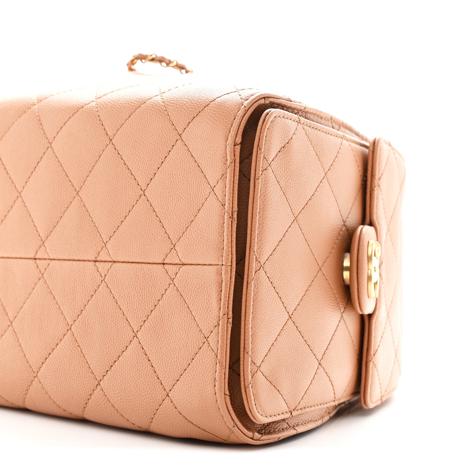 Chanel Caviar Quilted Small Chanel 25 Handbag Brown 10 of 10