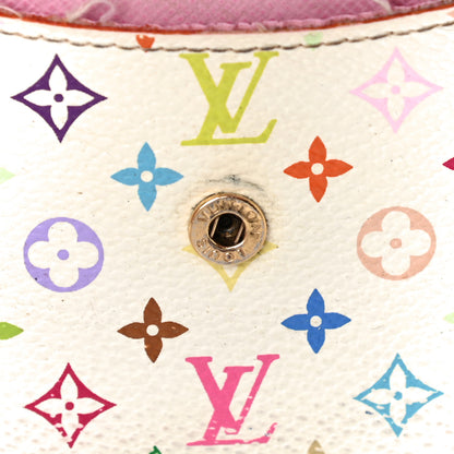 Louis Vuitton Monogram Multicolor Business Card Holder White Litchi 17 of 27