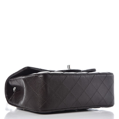 Chanel Caviar Quilted Mini Rectangular Flap Dark Brown 4 of 8
