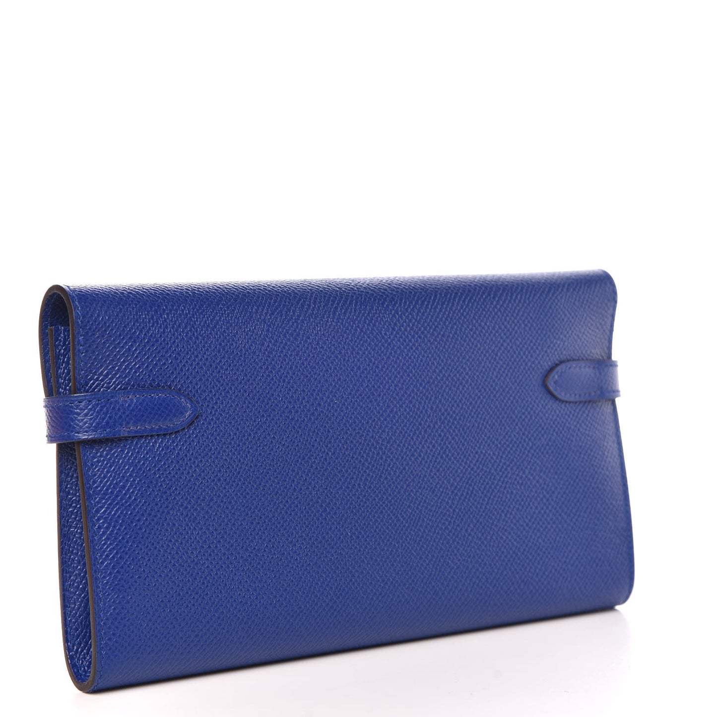 Epsom Kelly Longue Wallet Bleu Electrique