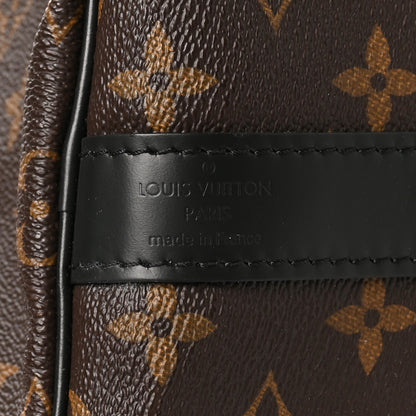 Louis Vuitton Monogram Macassar Keepall Bandouliere 55 5 of 8