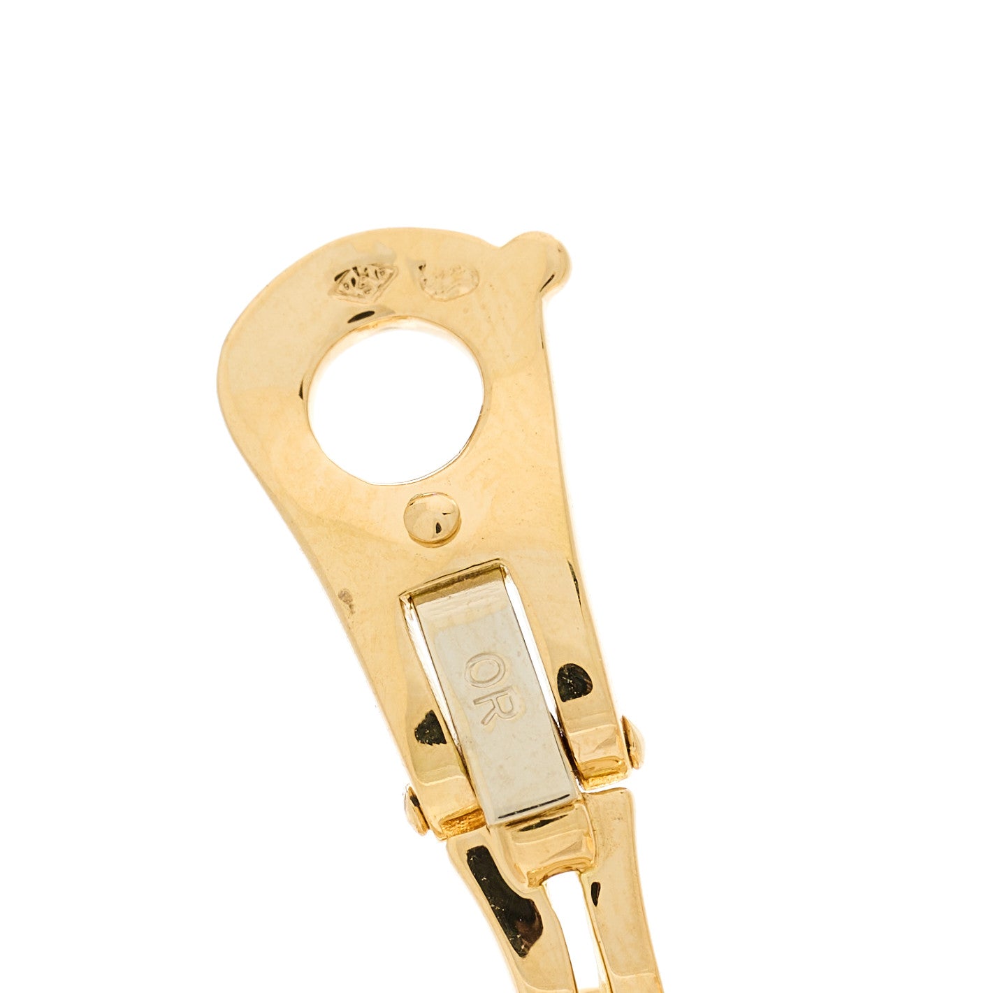 18K Yellow Gold Diamond Large Frivole Earrings