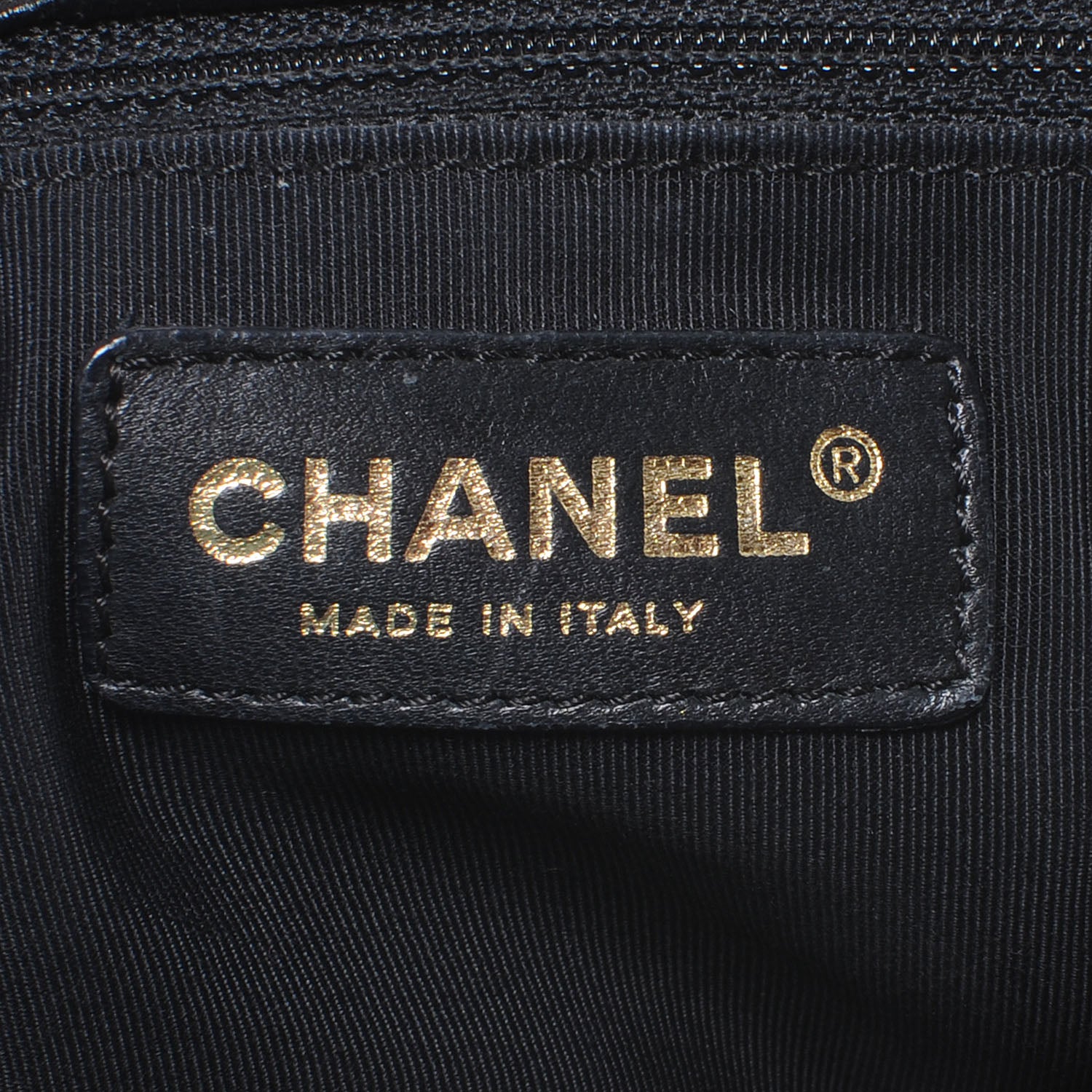 Chanel Calfskin Cerf Executive Shopper Tote Black 7 of 8