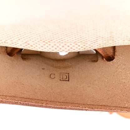 Hermes Toile Vache Calfskin Herbag PM 30 Black Natural 8 of 11