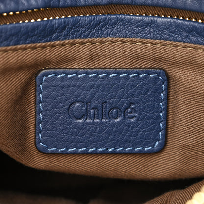 Chloe Calfskin Medium Marcie Satchel Royal Navy 10 of 20