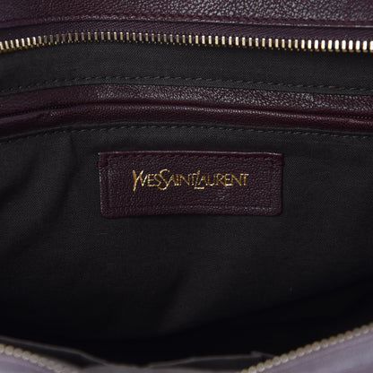 Saint Laurent Sheepskin Medium Cabas ChYc Plum 6 of 11