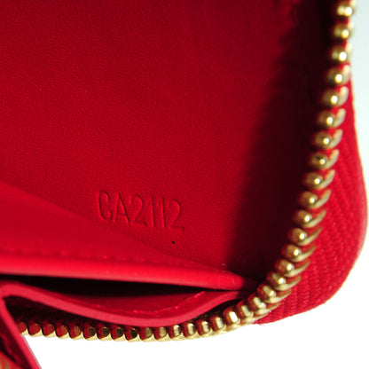 Louis Vuitton Vernis Kusama Infinity Dots Zippy Wallet Red 7 of 8