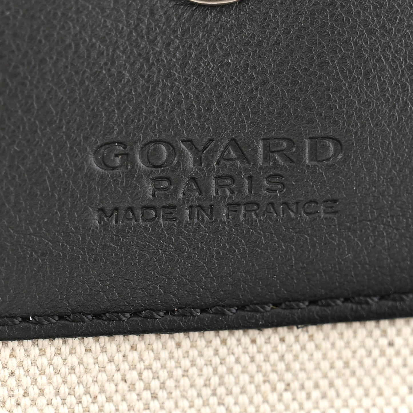 Goyardine Pouch Black