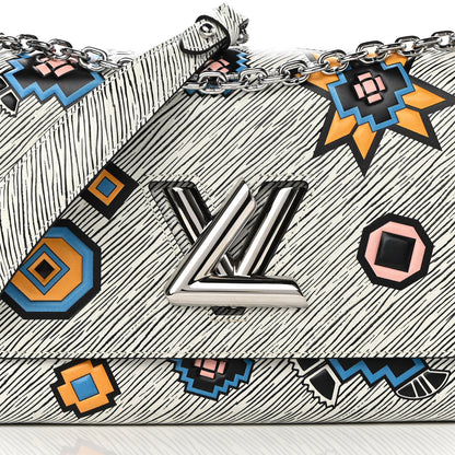 Louis Vuitton Epi Azteque Twist Shoulder Bag MM White 8 of 13