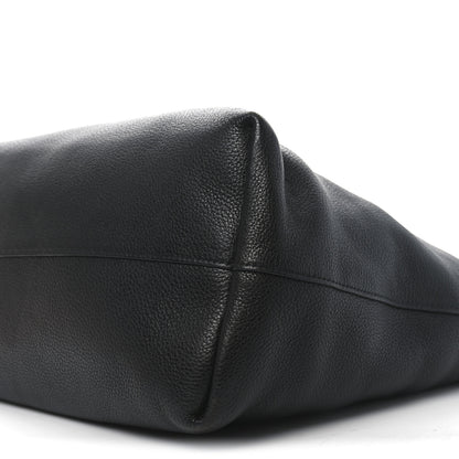 Prada Vitello Daino Pocket Shopping Tote Black 9 of 9
