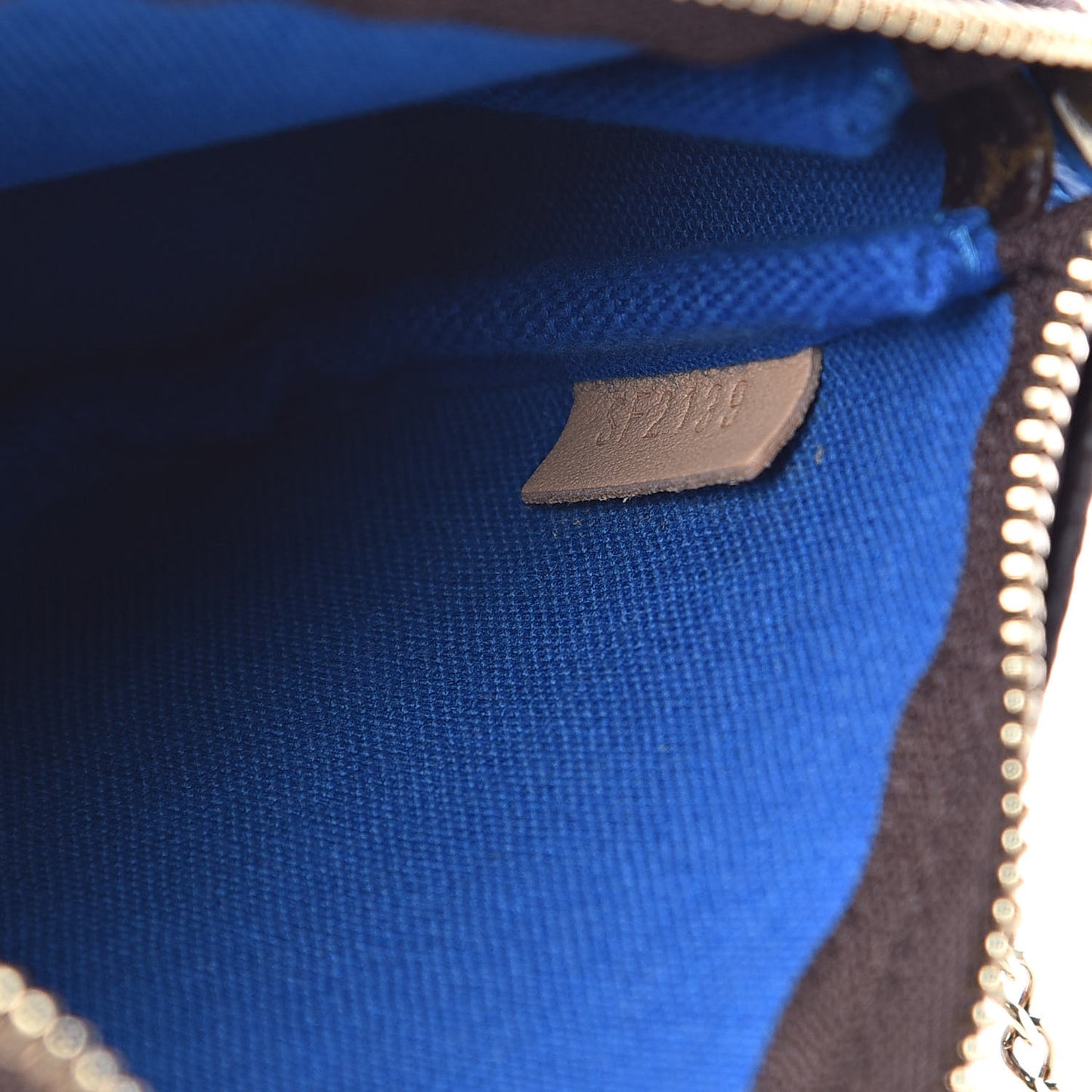 Monogram 2019 Christmas Animation Mini Venice Pochette Accessories Blue