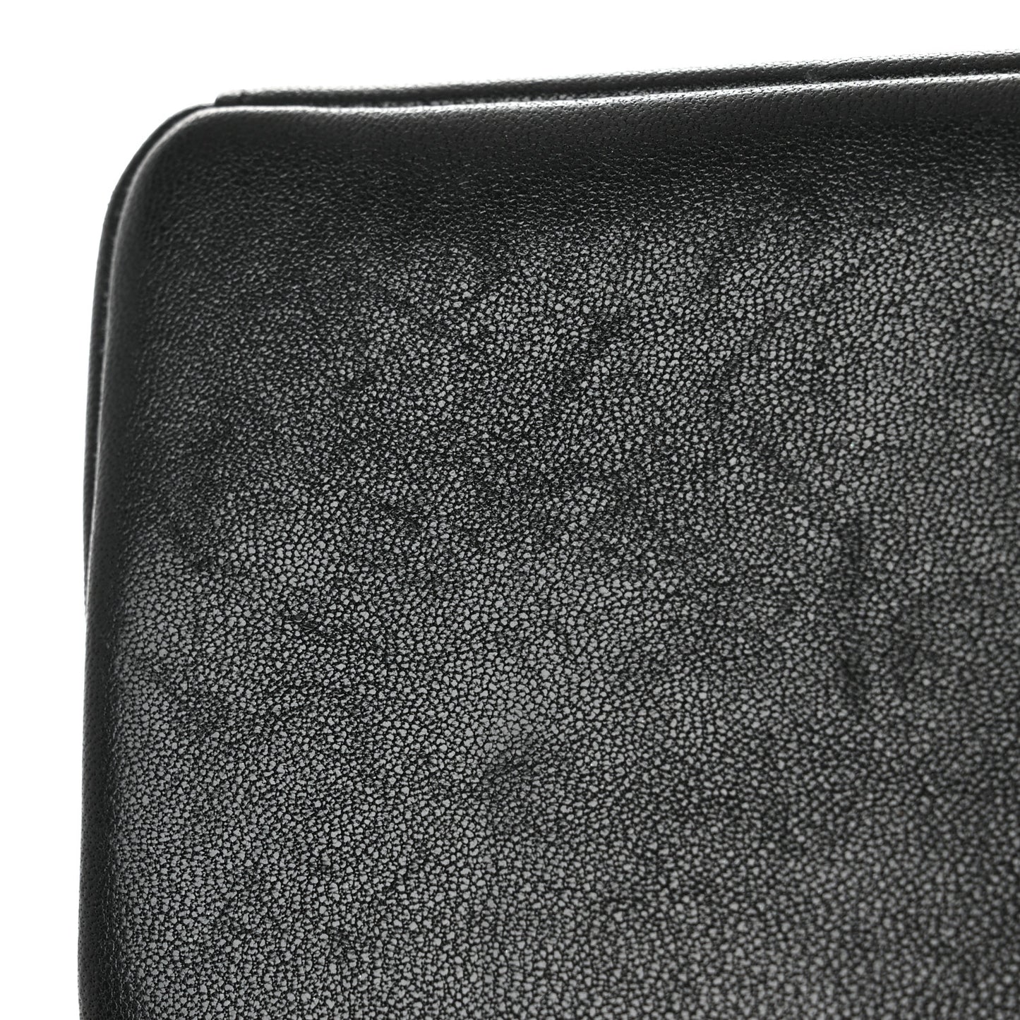 Sheepskin Chevron Quilted Small Vintage Mademoiselle Flap Black