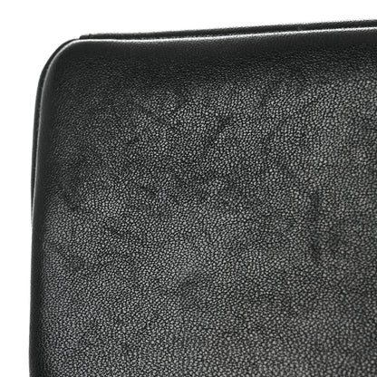 Chanel Sheepskin Chevron Quilted Small Vintage Mademoiselle Flap Black 14 of 16